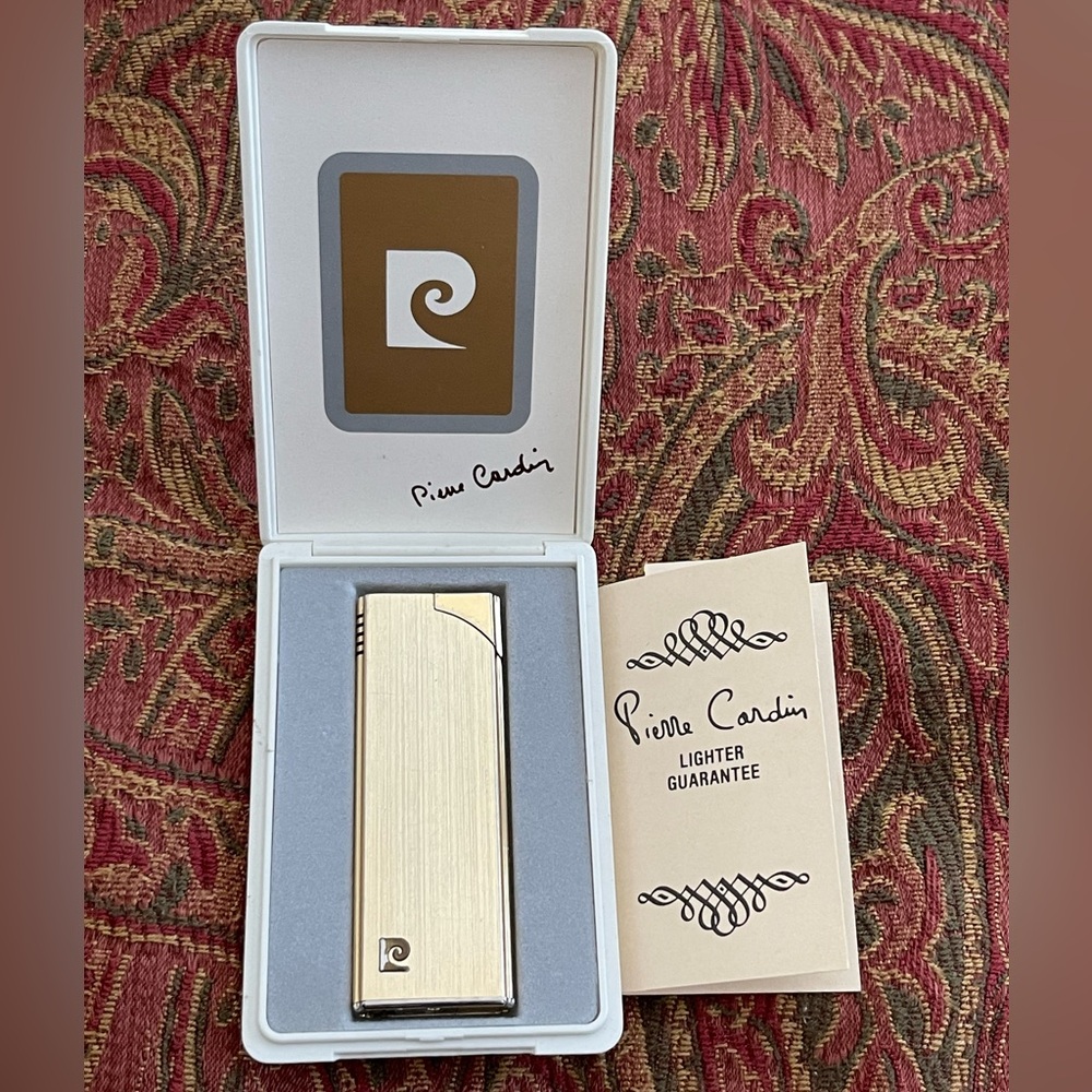 Vintage Pierre Cardin Elegant Gold Lighter